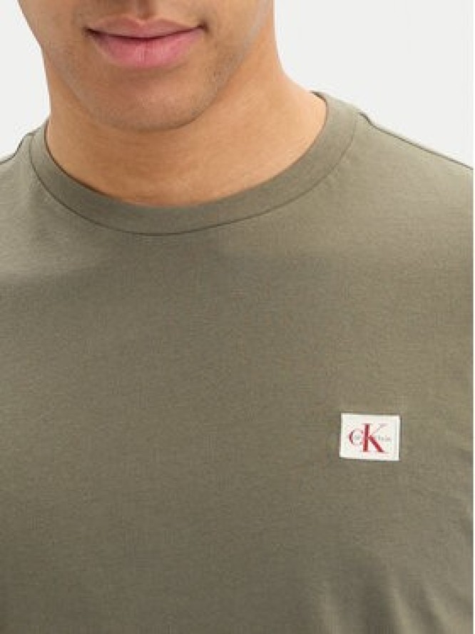 Calvin Klein Jeans T-Shirt LV04RC272G Zielony ciemny Regular Fit