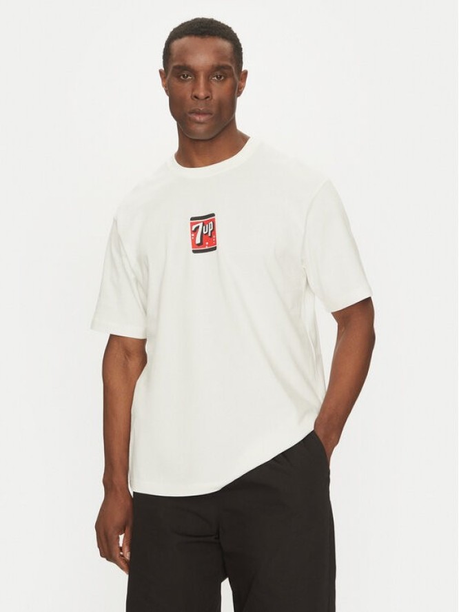 Only & Sons T-Shirt 7Up 22033847 Biały Relaxed Fit