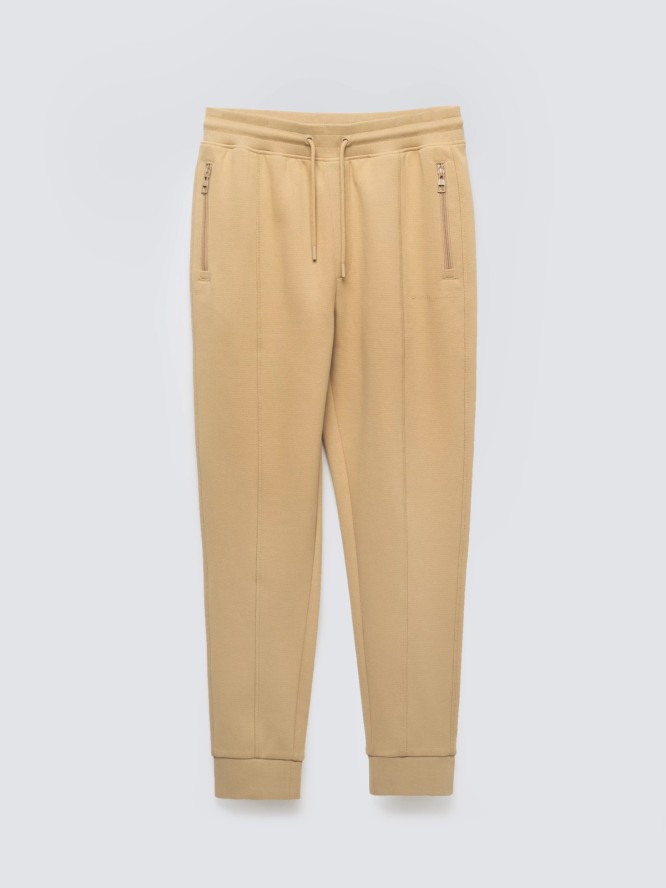 Spodnie męskie dresowe beżowe Wladorp 801