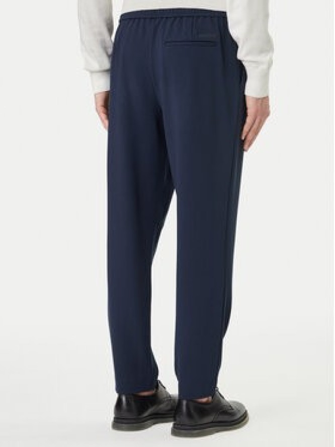 Calvin Klein Spodnie materiałowe LV04LF607G Granatowy Tapered Fit
