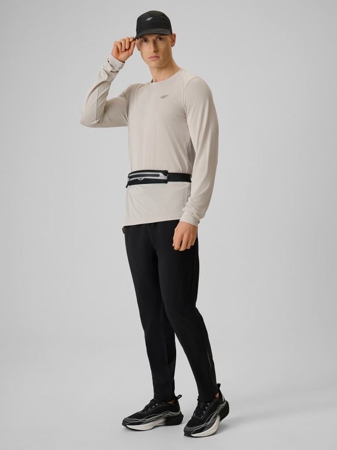 4F Longsleeve do biegania szybkoschnący męski - szary S