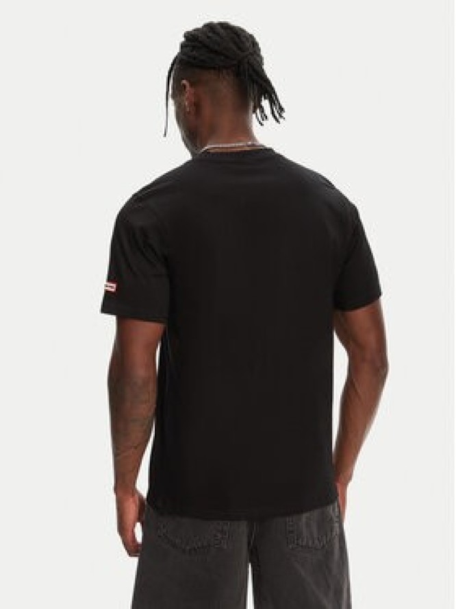 Hunter T-Shirt Duart Graphic HARM0033251 Czarny Regular Fit