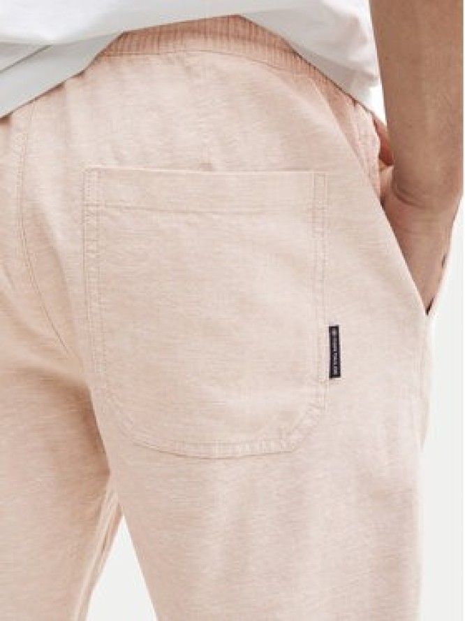 Tom Tailor Szorty materiałowe 1044715 Beżowy Regular Fit