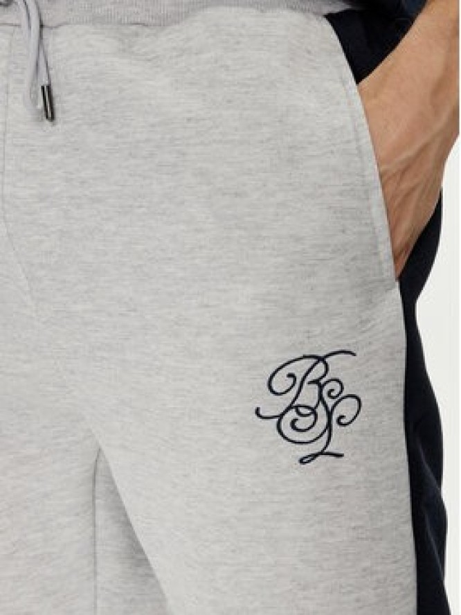 Brave Soul Spodnie dresowe MJS-516ALSTON Szary Straight Fit