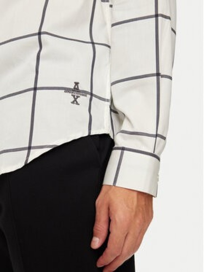 Armani Exchange Koszula 6DZCL5 ZN5FZ 51AW Biały Regular Fit