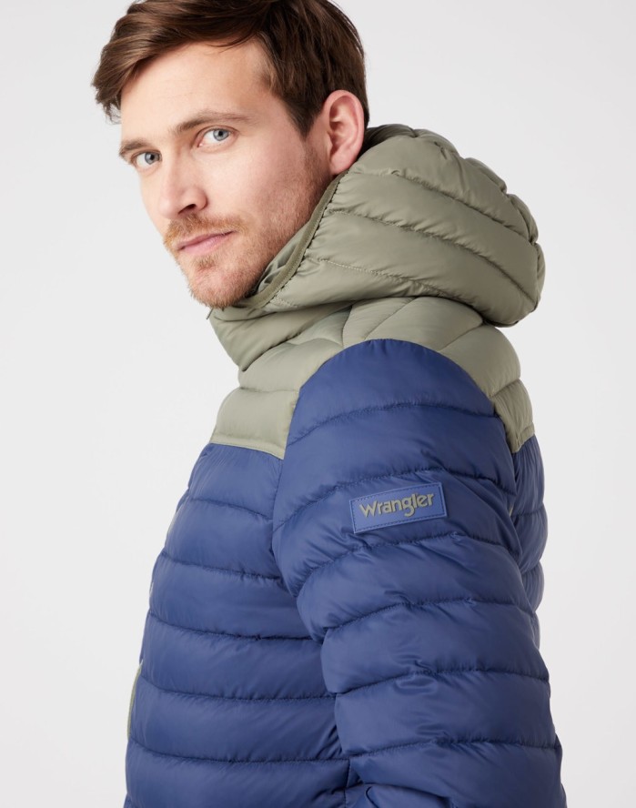 WRANGLER PUFFER JACKET MĘSKA KURTKA PRZEJŚCIOWA NAVY W4B1WA114 112319932