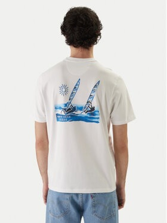 Guess T-Shirt GUESS x NORTH SAILS M6GI46 K3495 Biały Regular Fit