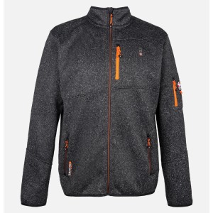 Polar bluza rozpinana dzianinowa melanżowa Navoy AULP 3 kieszenie