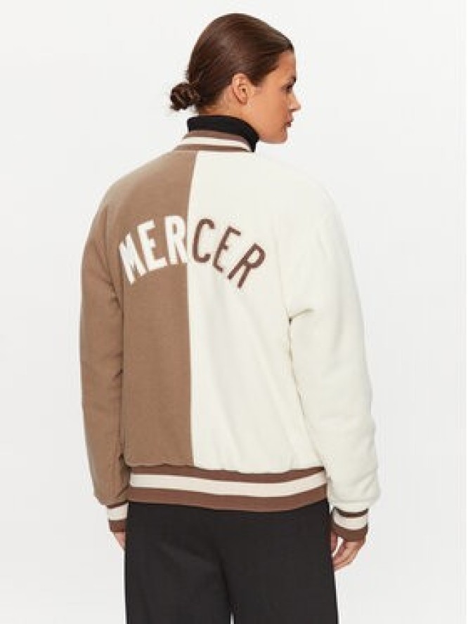 Mercer Amsterdam Kurtka bomber Unisex The All Out Varsity MEAP231007 Beżowy Regular Fit