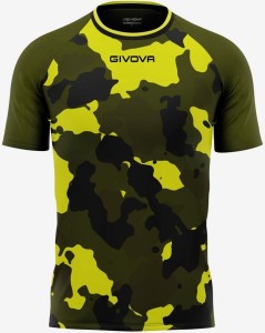 T-shirt męski Givova Army Military - żółty Zielony