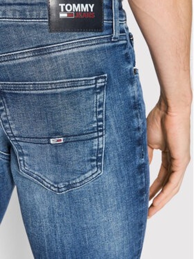 Tommy Jeans Jeansy Scanton DM0DM09564 Granatowy Slim Fit
