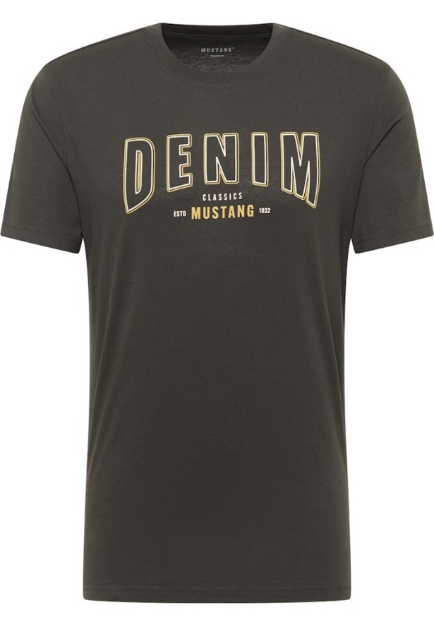 Męski T-Shirt Mustang Style Austin Pirate Black 1015647 4088