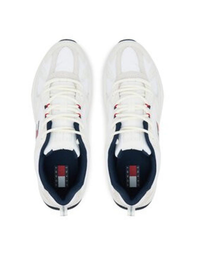 Tommy Jeans Sneakersy Tjm Runner EM0EM01581 Écru