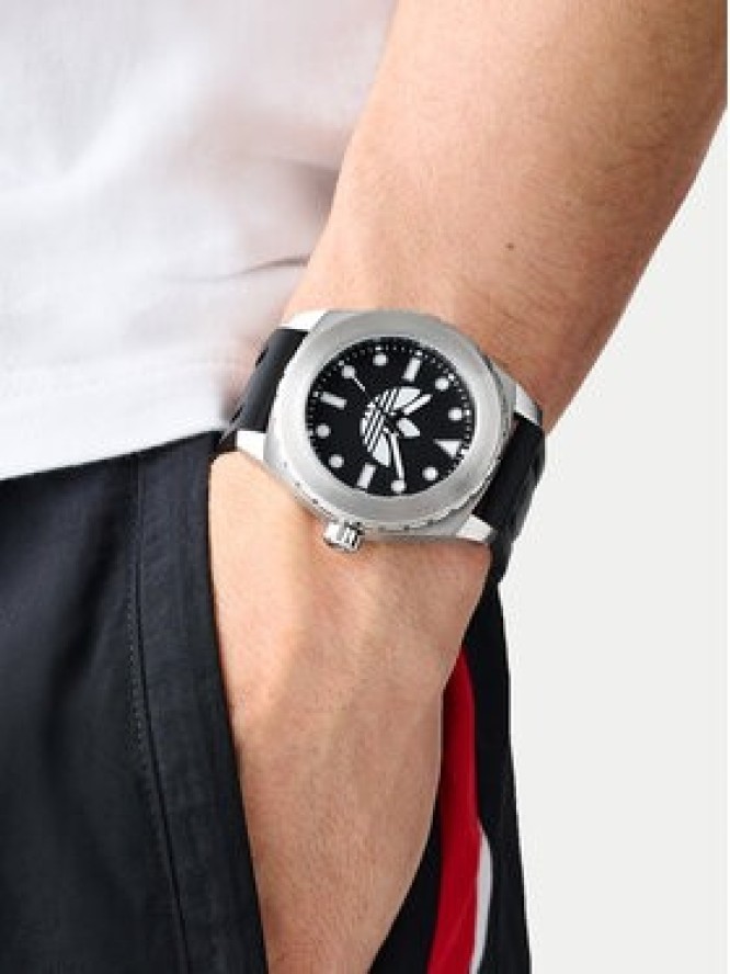 adidas Zegarek Discoverer One AOSY25021 Srebrny