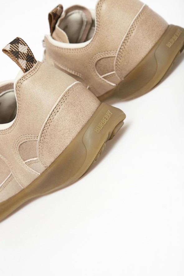 Sneakersy męskie skórzane BURBERRY