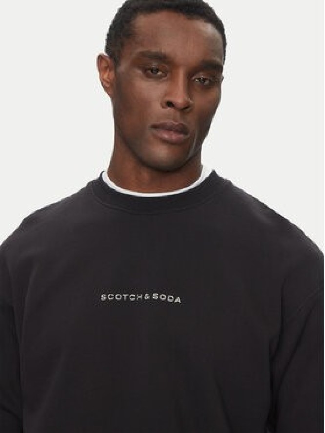 Scotch & Soda Bluza 179195 Czarny Regular Fit