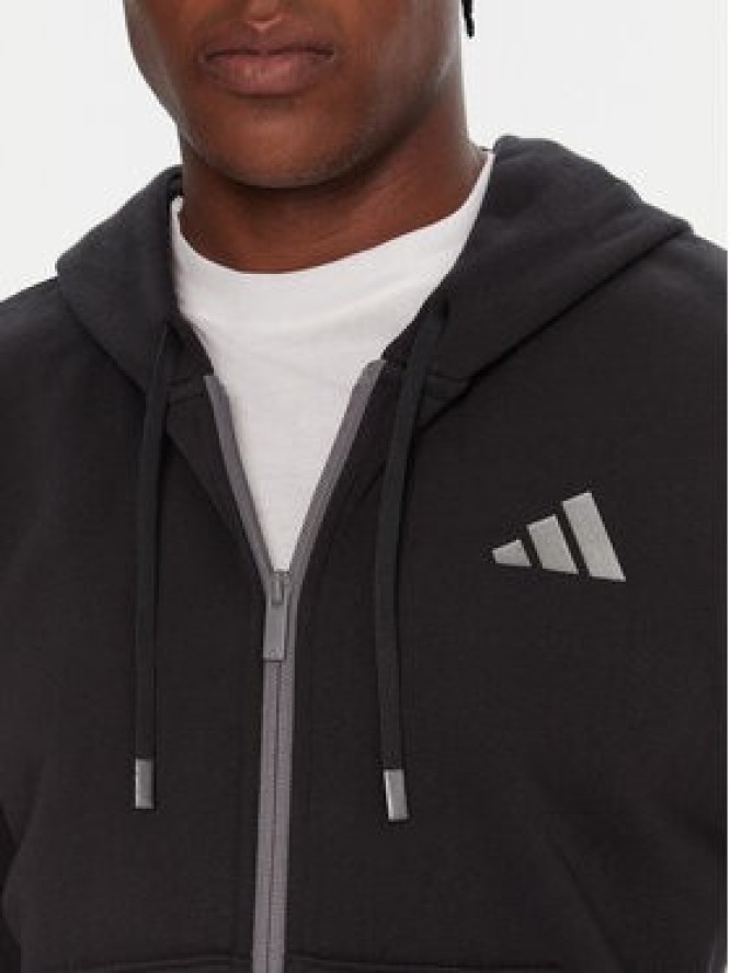 adidas Bluza Holiday 3-Stripes JM1695 Czarny Regular Fit