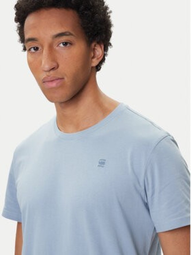 G-Star Raw T-Shirt Base-S D16411-336 Błękitny Regular Fit