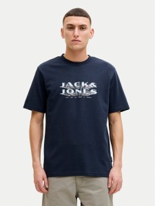 Jack & Jones T-Shirt Fusion 12289880 Niebieski Regular Fit