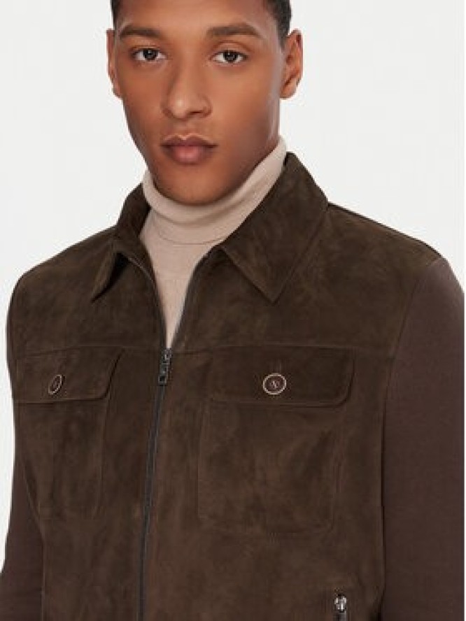 Milestone Kurtka skórzana MSRayan 531624 60700 Brązowy Regular Fit