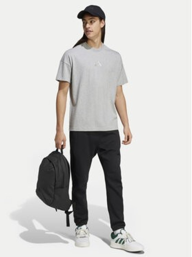 adidas T-Shirt ALL SZN IY4138 Szary Loose Fit