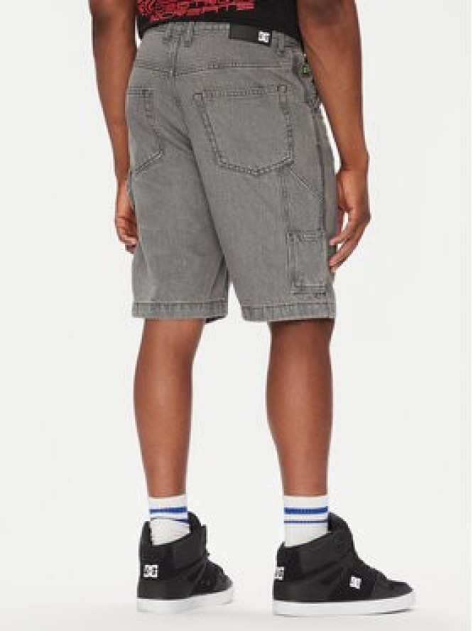 DC Shoes Szorty jeansowe Carpenter Baggy Short Rmg ADYS03019 Szary Baggy Fit