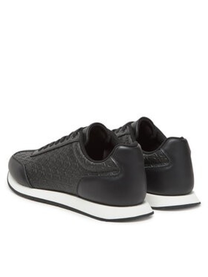 Calvin Klein Sneakersy Low Prof Runn Laceup Mono HM0HM01896 Czarny