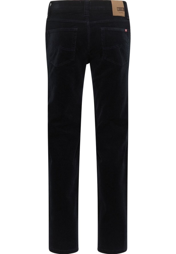 MUSTANG Tramper MĘSKIE SPODNIE SZTRUKSOWE NAVY BLAZER 1013051 5324