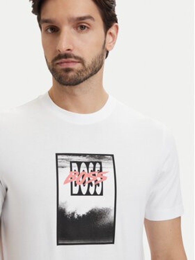 BOSS T-Shirt 50561846 Biały Regular Fit