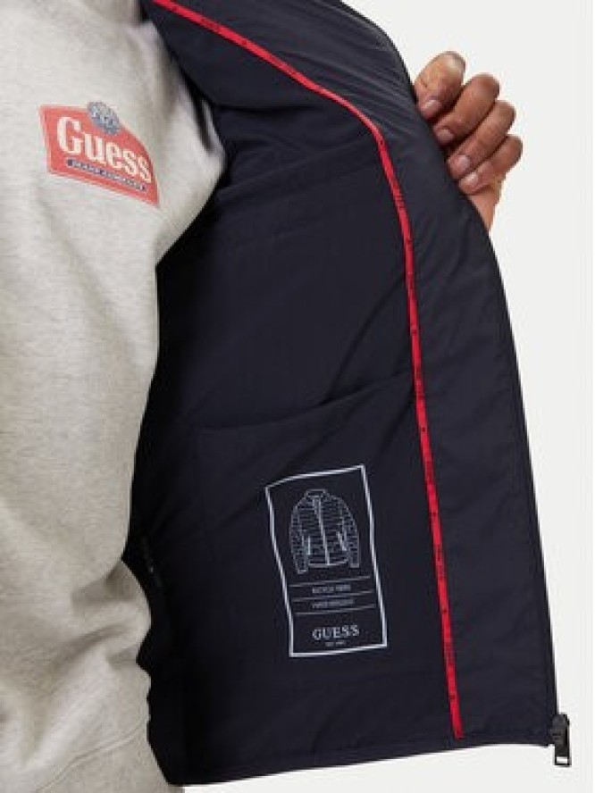 Guess Kurtka przejściowa M6RL0I WJ242 Granatowy Regular Fit