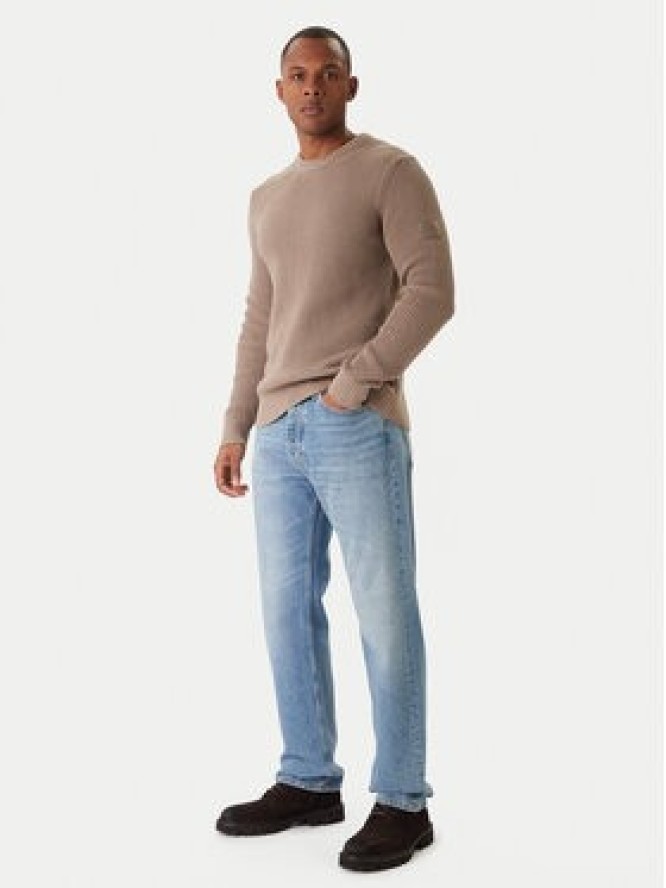 JOOP! Jeans Sweter Harono 30047662 Beżowy Modern Fit