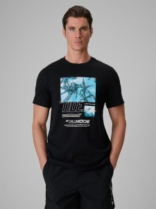 T-shirt bawełniany męski 4F 4FRSS26TTSHM4321