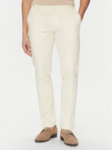 BOSS Spodnie garniturowe C-Genius 50539970 Écru Slim Fit