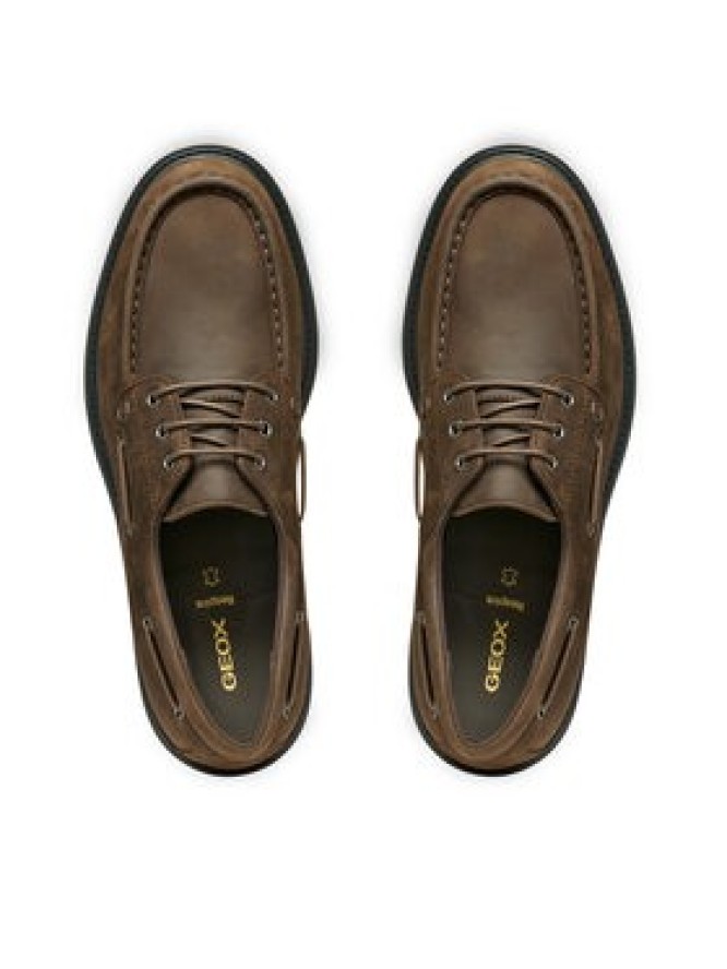 Geox Mokasyny U Spherica Ec7 U56FRB 000FF C6009 Brązowy