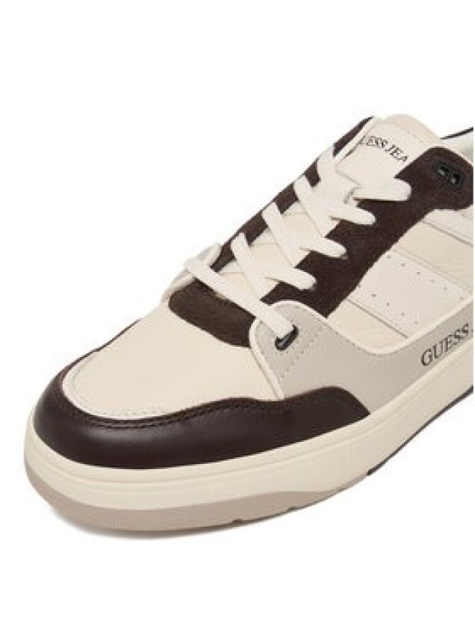 Guess Jeans Sneakersy EO-TEKSAS-01 126AM Écru