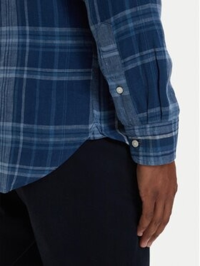 Tommy Hilfiger Koszula Madras Check MW0MW42399 Niebieski Regular Fit