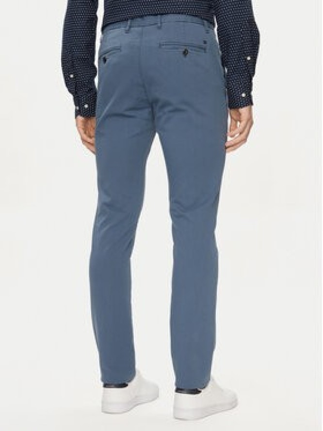 Tommy Hilfiger Chinosy Bleecker MW0MW33910 Niebieski Slim Fit