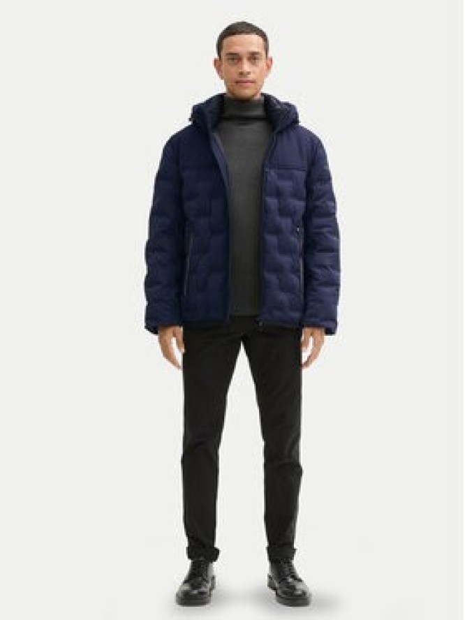 Tom Tailor Kurtka zimowa 1041324 Granatowy Regular Fit