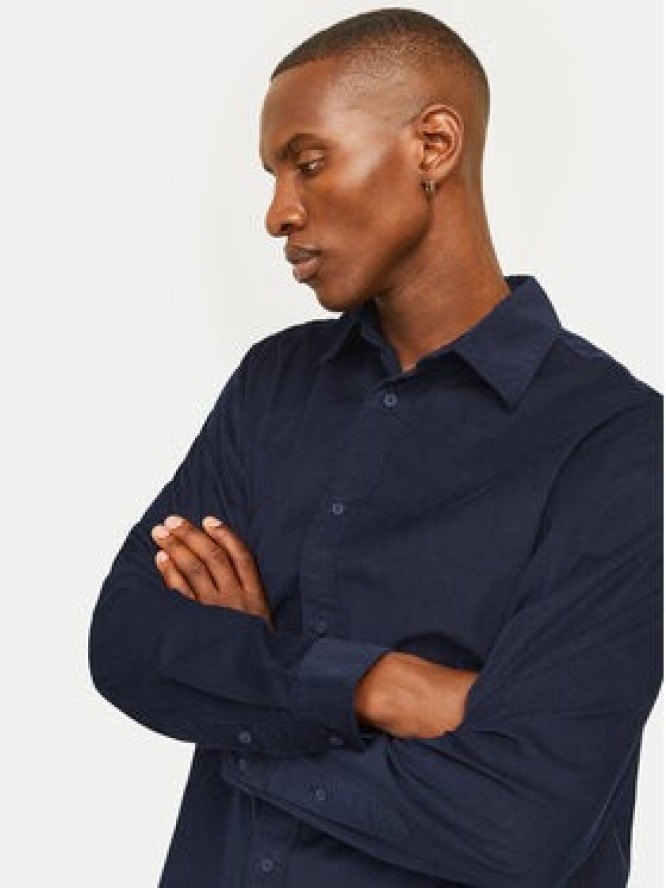 Jack & Jones Koszula Cregent 12260725 Granatowy Comfort Fit