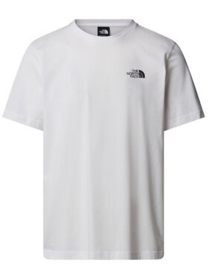 The North Face T-Shirt Vertical NF0A8EE7 Biały Regular Fit