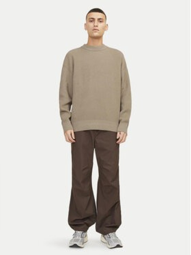 Jack & Jones Sweter 12260041 Beżowy Relaxed Fit