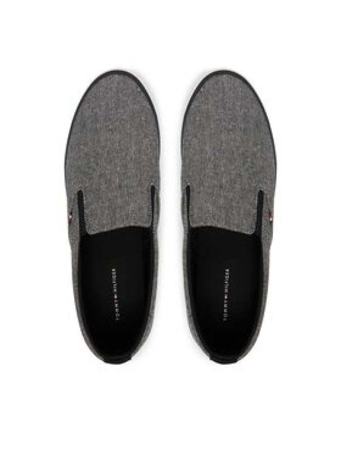 Tommy Hilfiger Tenisówki Harlem Core Ii Slip On Chambray FM0FM05819 Szary