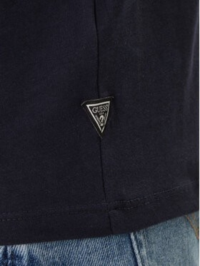 Guess T-Shirt M6RI03 I3Z14 Granatowy Regular Fit