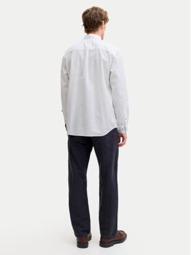 Jack & Jones Koszula Henry 12289197 Biały Regular Fit