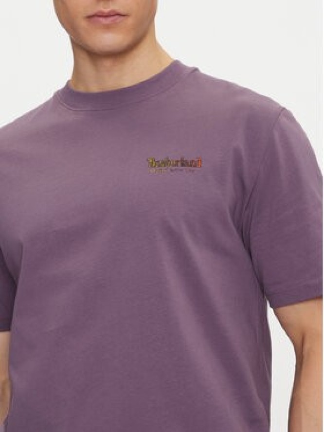 Timberland T-Shirt TB0A6DMA Fioletowy Regular Fit