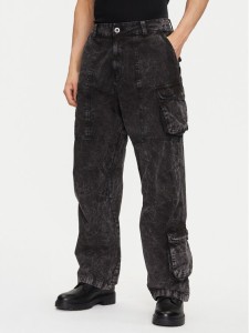 Alpha Industries Jeansy Canvas Acid Pant 156212 Czarny Regular Fit