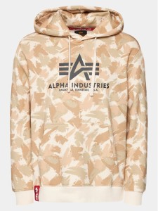 Alpha Industries Bluza Basic 178312C Beżowy Regular Fit