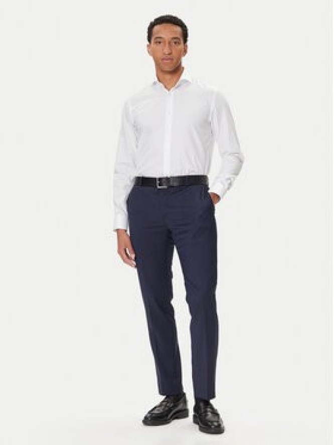 BOSS Koszula H-Hank 50550925 Biały Slim Fit