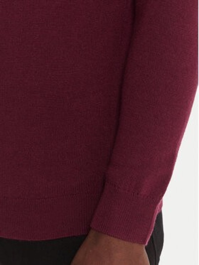 KARL LAGERFELD Golf 655058 554399 Bordowy Regular Fit