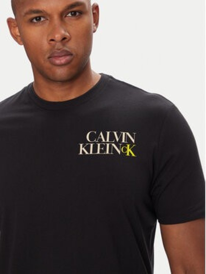 Calvin Klein Jeans T-Shirt LV04RC844G Czarny Regular Fit